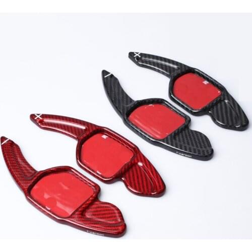 Real Carbon Fiber Paddle shift Car Shift Paddle shift extension for AUDI A3 S3 RS3 A4 S4 RS4 A5 S5 RS5 A6 S6 RS6 A8 S8 Q5 Q7 R8
