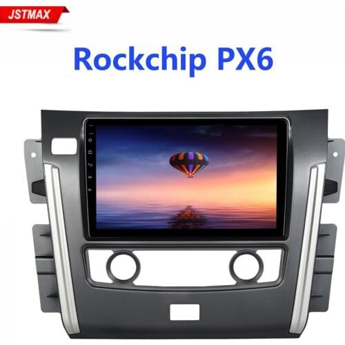 10.2" IPS Radio Auto Car Multimidia Android 9.0 PX6 for Nissan Patrol 2018 GPS Car Bluetooth Touch Screen 1024*600 4G RAM HDMI