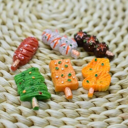 10pcs/lot Resin Flat back simulation Glitter kebabs sausage tofu mushroom chives mix size Cabochon Scrapbook Embellishment DIY