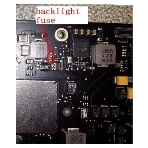 20pcs/lot for Macbook AIR 13" A1466 F9700 F7700 backlight fuse on Mainboard