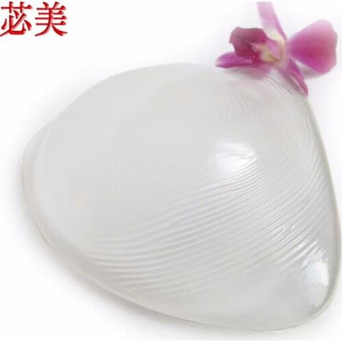 236gSwim Breast Form silicone brseast form made from a clear silicone which is water-resistant and dries quickly