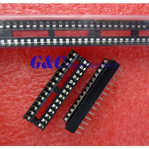 5PCS 28-Pin DIL DIP IC Socket PCB Mount Connector NEW GOOD QUALITY diy electronics