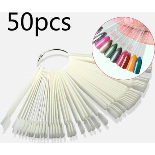 50PCS Removable Nail Display Swatches 50 Pieces Nail Store Display False Nail Beauty Salon Nail Display