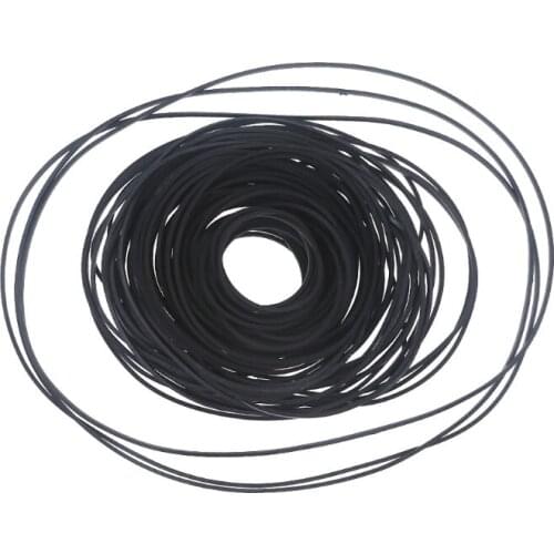 68UB long 40-135mm/100Pcs/Lot Mix Machine Square Drive Belt Kit Replacement Rubber Belt Fit for Recorders Walkman DVD Drives