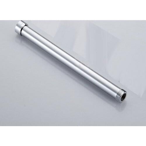 Bathroom accessory Polished Chrome Brass 320mm Extension Tube Pipe Rod Set For Rain Shower Faucet Set (G3/4" connection) aba705