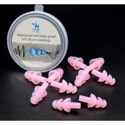 5 Pairs Ear Plugs for Sleeping Swimming Silicone Noise Reduction Earplug Motorcycles Concerts Reusable Music Filter Anti Noise