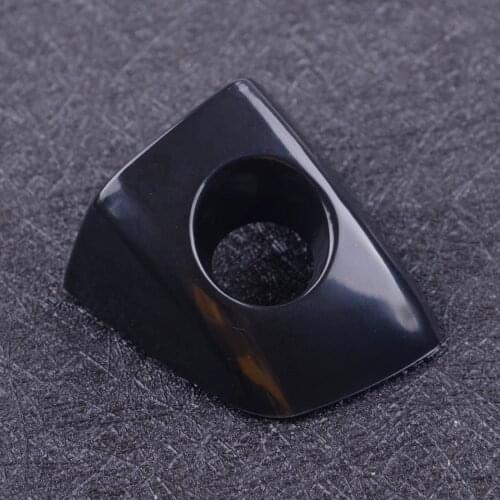 CITALL 4H1837879 Black Car Exterior Front Left Door Handle Key Hole Trim Cover Cap Fit For Audi A6 A7 A8 RS6 RS7 2014 2015 2016