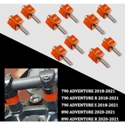 For 790 Adventure S R 890 Adv ADVENTURE R Motorcycle Handlebar Bar Mount Riser CNC Billet Aluminum 790 890 ADV Handlebar Risers