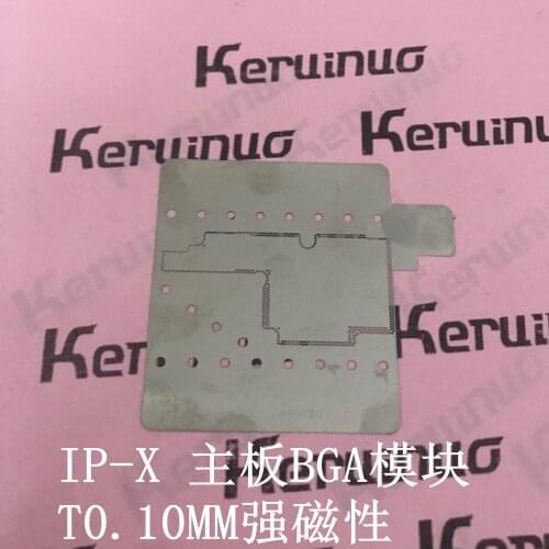 For Iphone X BGA Reballing Stencil Template 0.10mm Thickness, good quality not easily deformed