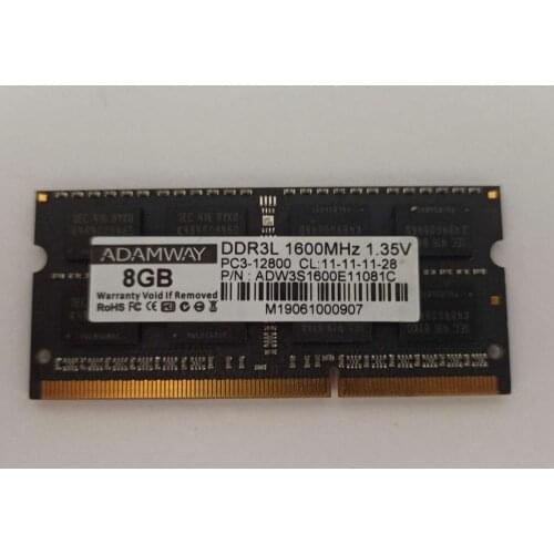 ADAMWAY ddr3 4 GB 8 GB di memoria RAM 4 GB 8 GB di memoria DDR3 4 GB di memoria 1600MGZ memoria del computer portatile