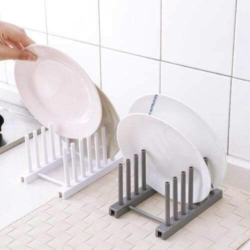Kitchen Organizer Pot Lid Rack Dish Rrain Rack Spoon Holder Shelf Cutting Board Rack Pan Cover Stand Kitchen Accessories