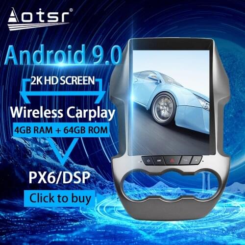 For Ford Ranger/F250 Android Radio tape recorder 2011 - 2016 Car Multimedia Player Stereo head unit Tesla Navi No 2din Autoradio