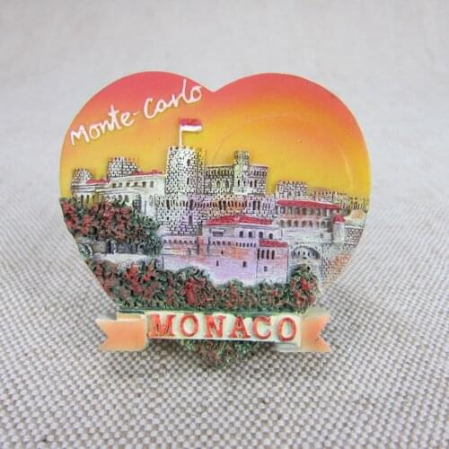 Monaco Monte Carlo Fridge Magnets Tourist Souvenirs Refrigerator Magnetic Stickers Home Decor Creative Decoration