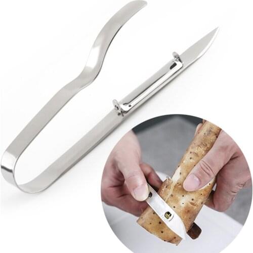 Kitchen Peeler creative German asparagus planer lengthened fruit knife double-sided with melon and fruit peeler stainless steel