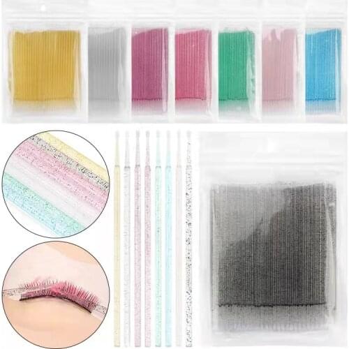 5/100 PCS Disposable Makeup Cotton Swab Mini Individual lash Applicators Mascara Brush Eyelash Extension For Maquillaje Makeups