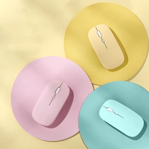 Rechargeable Wireless Bluetooth 5.0 Mouse For iPad Xiaomi Huawei Tablet 2.4G USB Silent Slim Computer Laptop Mice With Mousepad