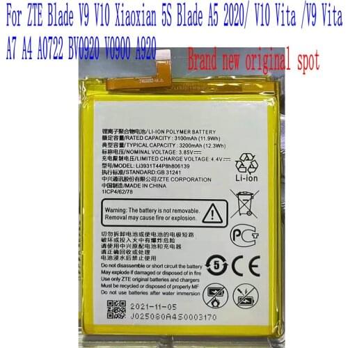 New High Quality 3200mAh Li3931T44P8h806139 Battery For ZTE Blade V9 V10 A7 A4 A5 A0722 BV0920 V0900 A920 Mobile Phone