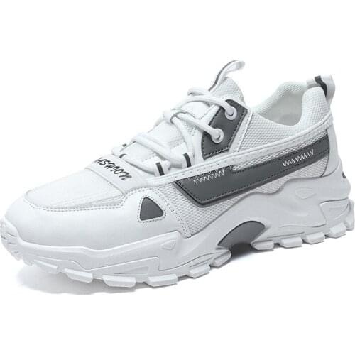 Comfortably breathable Men Running Shoes Anti-Slip Allmatch Sport Shoes Antiskid and wear-resistant Sneakers