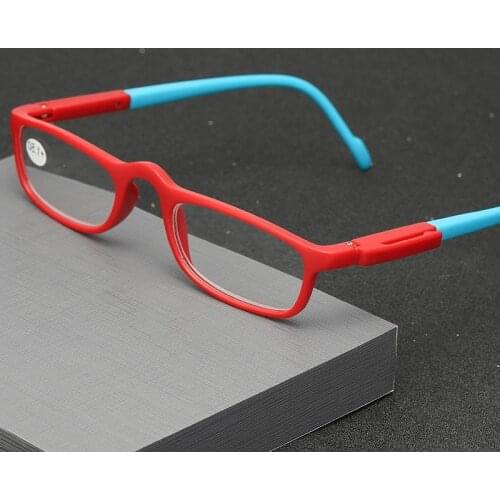 Vintage Unisex Men and Women Portable Reading Glasses with Hook and free cases