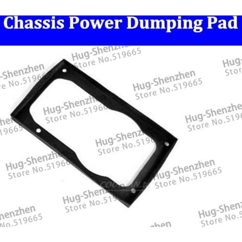 High Quality Black Silicon Damping Pad Ageing resistance and high-temperature for Desktop ATX Chassis Power --2pcs