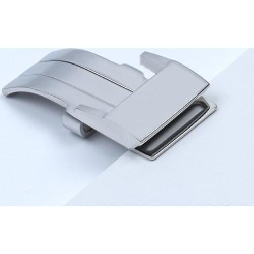 Top Brand Quality Watchband Folding Buckle for Breitling Clasp 20mm Silver Stainless Steel Watch Buckle Wih Wing Logo