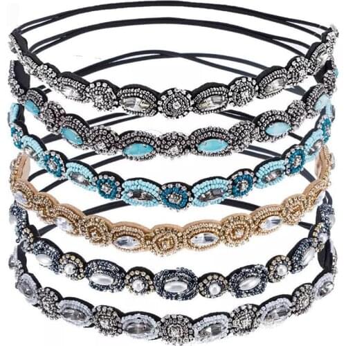 Ethnic Seed Beads Handmade Headband Pearl Customized Beaded Hairband For Women & Girls Hair Accessories