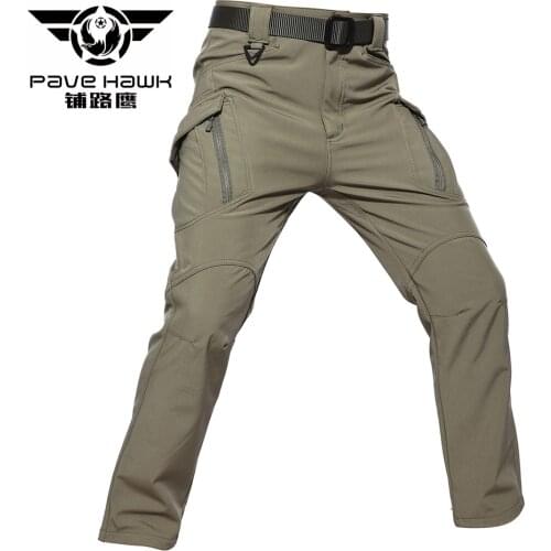 IX9 Plus Size 5XL Winter Tactical Warm Waterproof Soft Shell Fleece Cargo Men Pants Outdoors Military Camo Army Women Trousers
