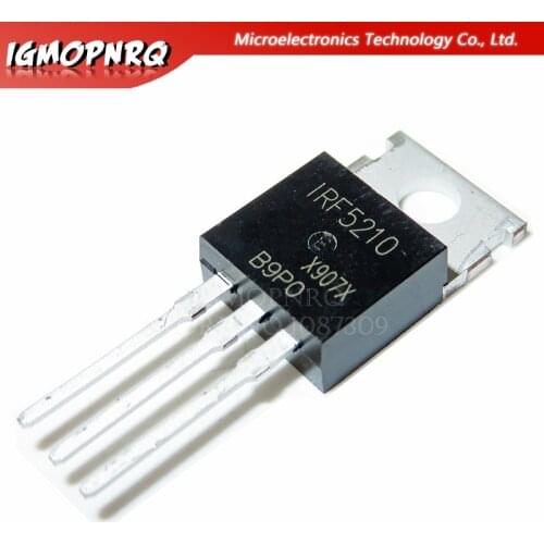 10pcs IRF5210PBF IRF5210 TO-220 100V 40A FET P channel 100% new original quality assurance