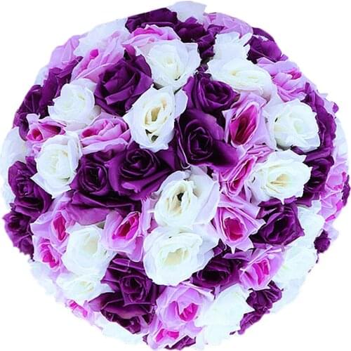 15 Cm Artificial Rose Flower Ball Wedding Party Bouquet Decor Handmade DIY Hydrangea Flower Fake Bouquet Decoration