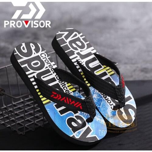 2021 DAWA Fishing Shoes Beach Sandals Light Weight Outdoor Wading Shoes Men Summer Daiwa Fishing Sandals DAWA Fishing Flip Flops