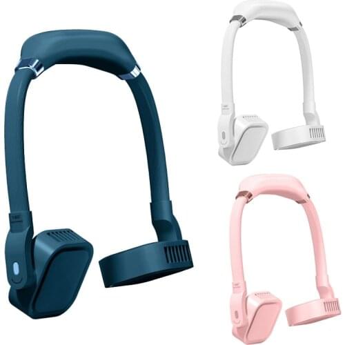 4000MAh Portable Lazy Sports Fan Mini Hanging Neck Fan USB Rechargeable Halter Sports Fan Air Cooler Outdoor