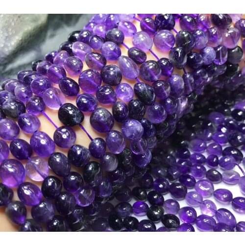 Natural Brazil Amethyst irregular Beads stone 6-8mm Loose green Perle for jewelry making bracelet necklace needlework