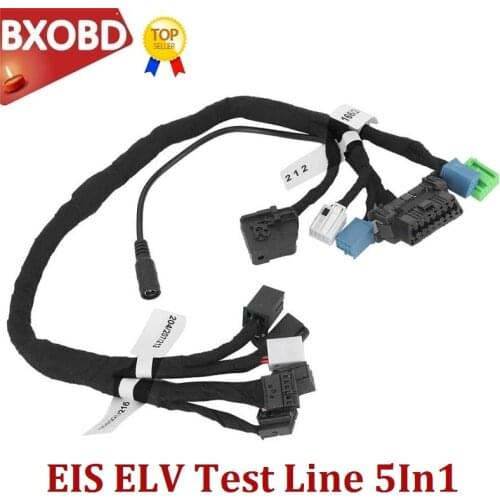 EIS ELV Test Cables 5In1 Maintenance Work For VVDI MB BGA TOOL CGDI Prog EIS ELV Full Set With Dashboard Connector