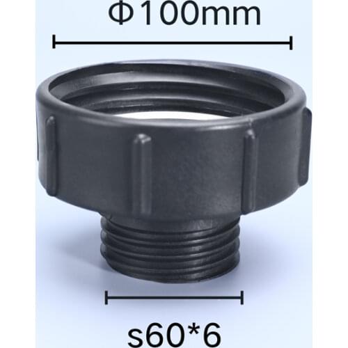 IBC Tank Fittings 100mm to S60 Tap Connector Replacement Valve Fitting For Home Garden Water pipe adaptor