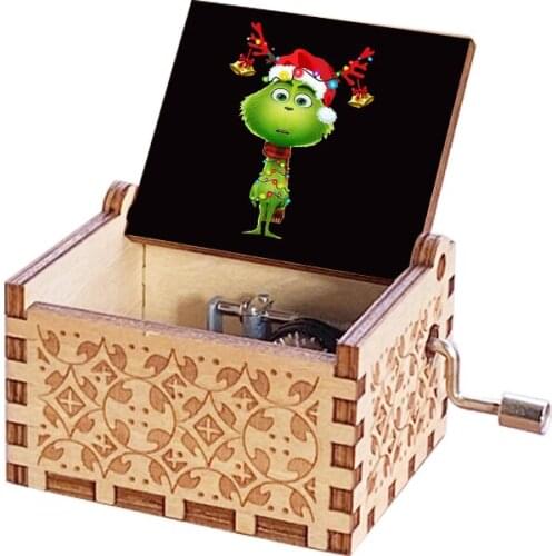 Classical Wooden Music Box Color Music Box Christmas Gift Friend Daughter Son Holiday Gift
