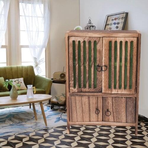 Doll House Kitchen Wood Cabinet Cupboard Furniture 1/12 Dollhouse Accessory