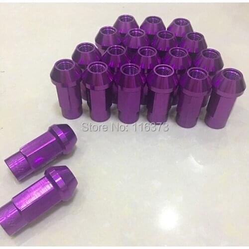 Light Weight Racing 7075 Aluminum M12x1.5 Wheel rim lug nut For 1986-1994 Pontiac Sunbird extended length open end