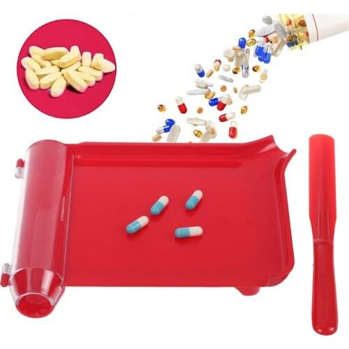Pill Counting Tray Durable Plastic Practical Counting Tray Pill Cutter Dispenser For Pharmacists Pharmacy Technicians Doctor New