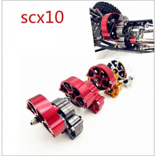 RC Crawler SCX10 All Metal Transmission / Center Gearbox for 1/10 Axial SCX10 Gear Box Reverse Parts