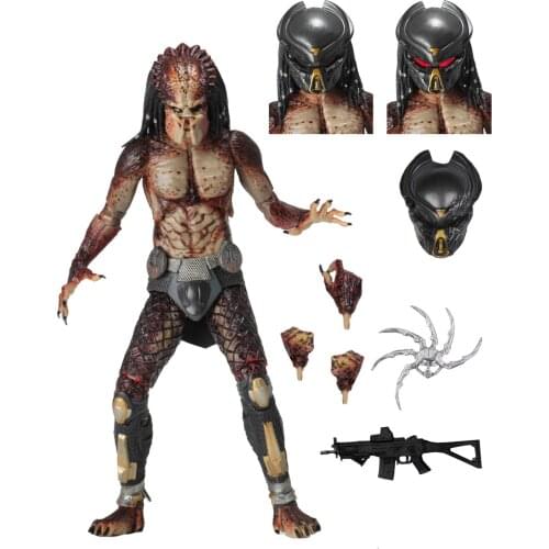 Neca The Predator 2018 Movie LAB ESCAPE FUGITIVE Predator Ultimate Action Figure Toy Brinquedos Figurals Model Gift