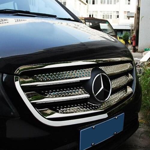Applicable to the new Vito/stainless steel mesh bright strip /7 sets of automotive supplies/modified accessories