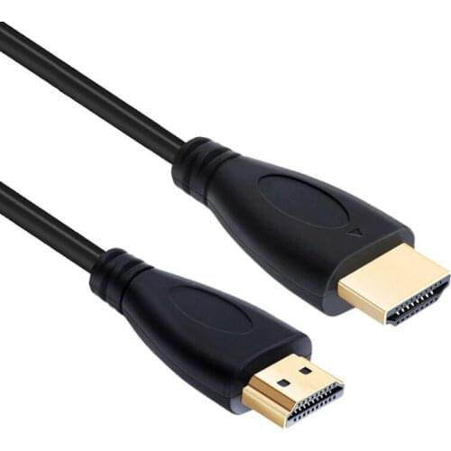 Male-to-male Thin Line High-definition Digital Cable HDMI-compatible Cable 1.4V Adapter Adapter Cable Supports 1080P