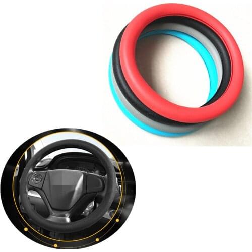 Car styling Hot silicone car steering wheel cover For Toyota Camry Highlander RAV4 Crown Reiz Corolla Vios Yaris L