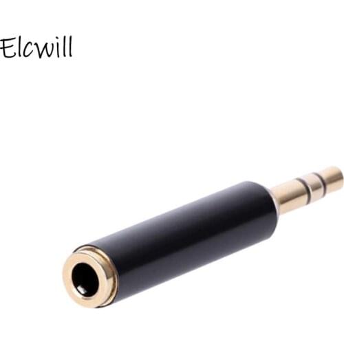 Stereo 3 Pole 3.5mm Male To 4 Pole 3 Ring Female Audio Adapter Converter Connectors Pure Copper Gold Plated