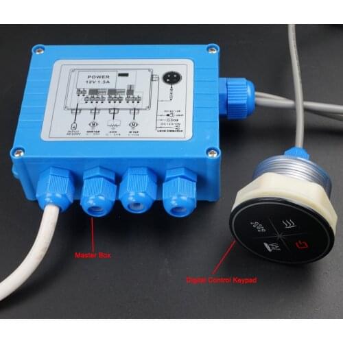 V-209F round keypad simple massage bathtub control system,whirlpool controller
