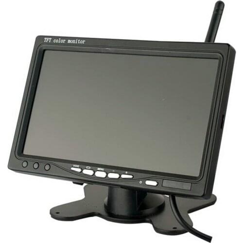 High Quality Wireless 7 inch TFT LCD Rear View Monitor CMOS IR Night Vision Backup Camera Kit Parking System