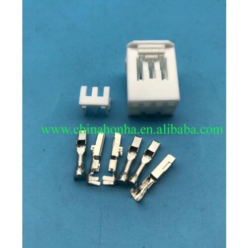 10/20/30/50/100sets 2.2mm kit 6pin 6way auto wire plastic connector MG651044