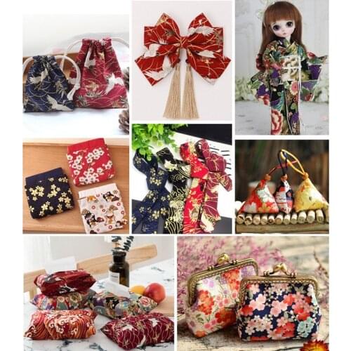 5Pcs Multicolor Colors Crafts Sewing Cotton Floral Fabric Sewing Fabric Cloth 20x25cm Bag Clothes