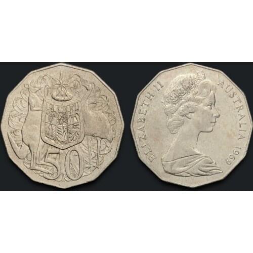 Australia 50 Cents Genuine Original Coins 100% Real Issuing Collection Coins Unc
