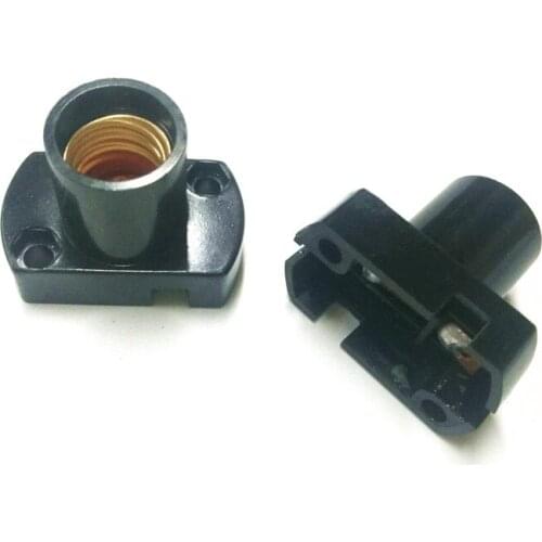 White Black Square Display Lamp Holder e12 LED Lighting Screw Lamp Base